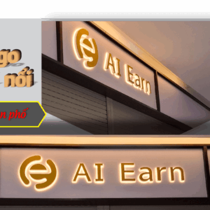 Bảng Hiệu Chữ Alu Vàng Gương – Đèn Sáng Chân Sang Trọng Và Hiện Đại